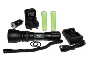 NightSearcher UVLED 365,  365nm Heavy Duty Rechargeable Ultraviolet Detection Torch