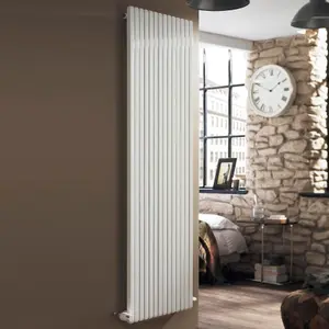 Ximax Supra Square SUS180055W White Vertical Designer 6104BTU Radiator, (W)550mm x (H)1800mm