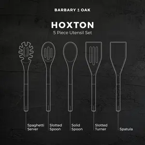 Barbary & Oak 5 Piece Cooking Utensil Set