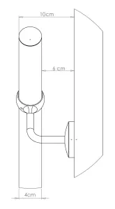 Matt Black Stair Handrail Kit - 3.6m X 40mm