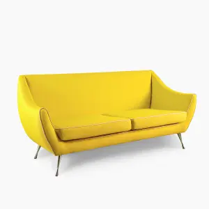 Emelda Grace Rita Large Sofa - Yellow