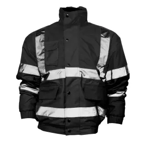 Yoko Mens Hi-Vis Bomber Jacket Quality Product