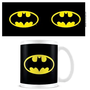 Batman Logo Mug Black/Yellow (One Size)