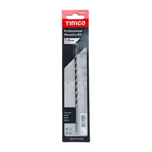 Timco - Professional Masonry Bit (Size 5.0 x 150 - 1 Each)