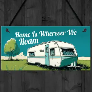 Red Ocean Hilarious Caravan Sign Novelty Hanging Caravan Accessories Decor Plaque  Perfect for Campers and Caravans