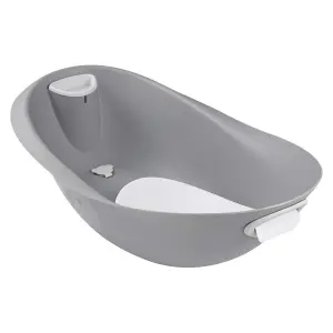 Keeeper Baby Bath with Soft Handle, Plug and Anatomically Shaped Bath Seat