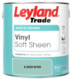 Leyland Trade Vinyl Soft Sheen Walls & Ceilings Emulsion Paint (S 2020-B70G) - 2.5L