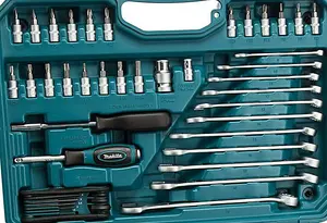 Makita E-10883 221 Piece General Maintenance Kit Spanner Socket Screwdriver Set