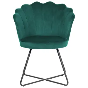 Armchair LOVELOCK Velvet Emerald Green