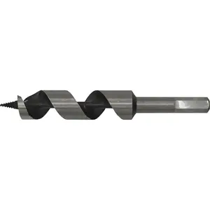 22mm x 155mm Premium Hardened Auger Drill Bit with Hex Shank for Woodworking