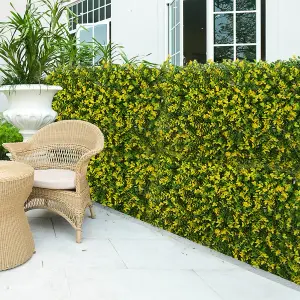 Artificial Plant Wall Panel Decoration Artificial Hedges Panels Leaf Lawn Wall Plant Greenery Panels for Indoor or Outdoor