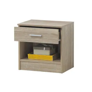 Willette 1 Drawer Bedside Table Sonoma Oak