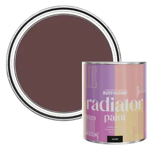 Rust-Oleum Mulberry Street Gloss Radiator Paint 750ml