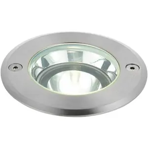 4 PACK Stainless Steel IP67 Ground Light - 6W Cool White LED - Tilting Head