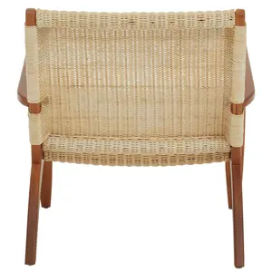 Interiors by Premier Java Woven Chair in Natural Rattan