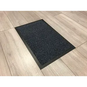 Aarib Door Mat Blue / Rectangle 80cm x 140cm