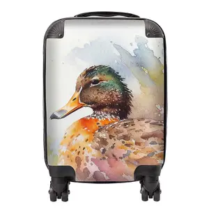 Mallard Watercolour Suitcase - Small