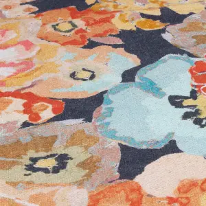 Wylder Tropics Florage Floral Tasselled Rug