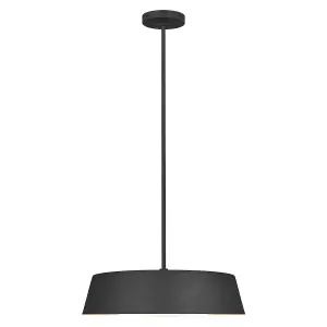 Elstead Asher 5 Light Pendant, Midnight Black, E14