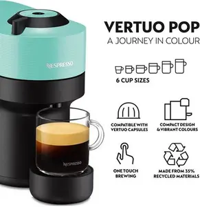 Nespresso Vertuo Pop Coffee Pod Machine By Krups