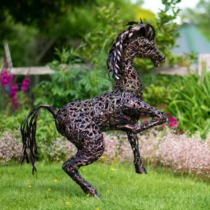 Life Size Outdoor Bronze Horse Garden Sculpture