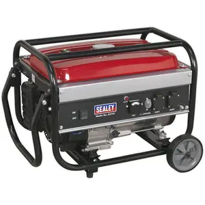 3100W Petrol Generator - 4-Stroke 7hp Engine - 15L Fuel Tank - 11 Hour Run Time