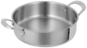 Kuhn Rikon Allround Stainless Steel Uncoated Serving Pan, 28cm/5L