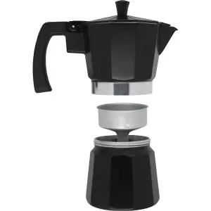 Seasons Kone 600ml Vacuum Coffee Maker Solid Black/Silver (One Size)