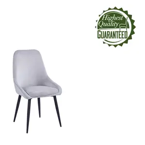 Fern Upholstered Dining Chair (Set of 2) Grey