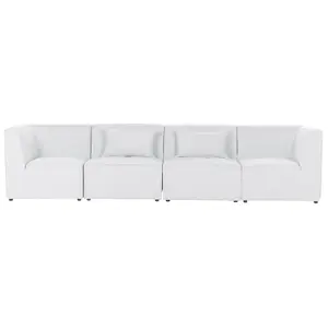 4 Seater Modular Jumbo Cord Sofa Off White LEMVIG