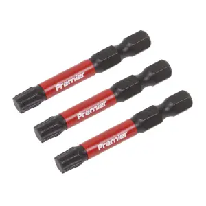 Sealey TRX-Star T40 Impact Power Tool Bits Forged From S2 Steel 50mm 3pc AK8246