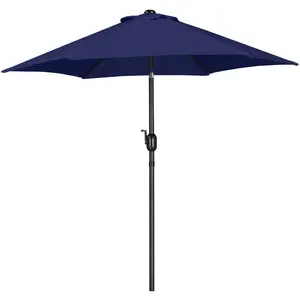 Market Parasol Navy Blue / 224cm H x 230cm W x 230cm D