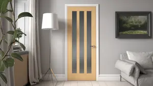 Green & Taylor Aston Oak Frosted Glass Internal door