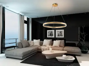 Luminosa Helia Integrated LED Ceiling Pendant Gold