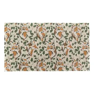 Foxes Bush Pattern Doormat (70 x 40cm)