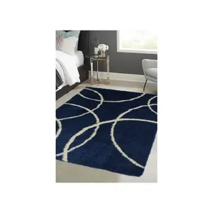 Snug Collection Shaggy Rugs Bubbles Design   I110A