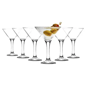 Rink Drink - Martini Glasses - 175ml - Clear - Pack of 6