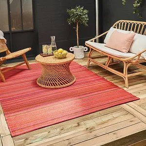 THE RUGS Rainbow Collection Reversible Waterproof Outdoor Rugs Rainbow 1020 Terra