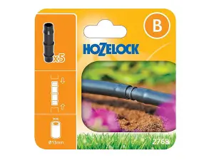 Hozelock - Straight Connector - 13mm Pack 5