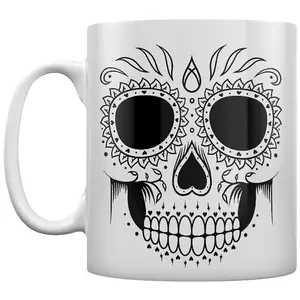 Grindstore Day Of The Dead Mug White (One Size)