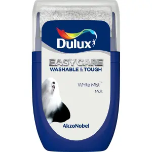 Dulux Easycare Washable & Tough White mist Matt Wall & ceiling Emulsion paint, 30ml Tester pot