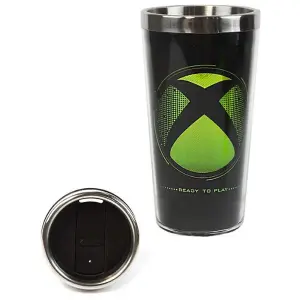 Xbox Travel Mug Set (Pack of 2) Green/Black (One Size)