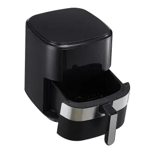 8L Touch Control Kitchen Air Fryer with Display and Timer, Black