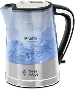 Russell Hobbs Brita Purity Filter Clear Plastic Kettle 22851