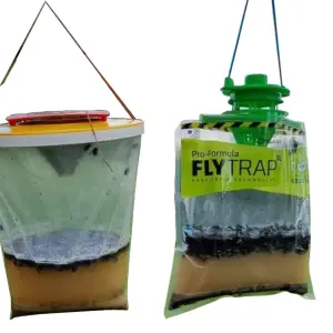 FLY TRAP Fly Trap Fly Catcher Fly Bait Fly Trap Bag Outdoor Fly Trap Fly Control Fly Catch upto 40,000 Flies Catch