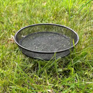 Bird Feeding Station Metal Seed Mesh Dish