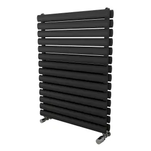 Ximax Champion Duplex FORDH816600A Anthracite Gas Vertical Designer Radiator, (W)600mm x (H)816mm