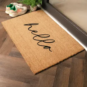 Hello Large Doormat (90 x 60cm)