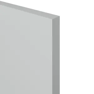 GoodHome Ashmead Matt dove grey Standard End support panel (H)870mm (W)590mm