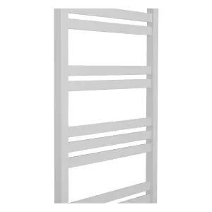 Right Radiators 1200x500 mm Square Ladder Heated Towel Rail Warmer Radiator Rad White